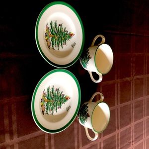 Spode Christmas China-Child’s Mug and plate-2 sets
